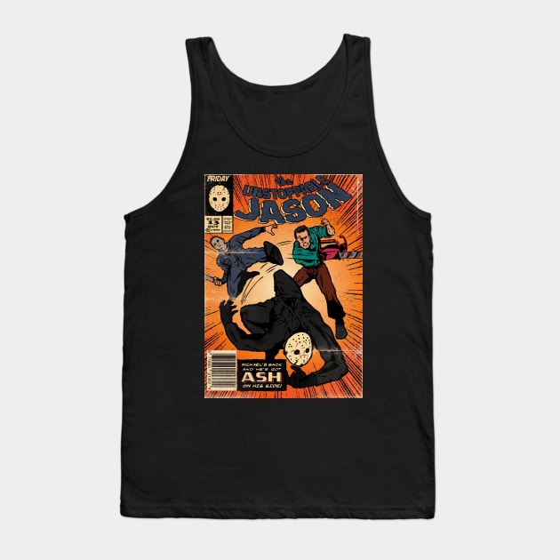 The Unstoppable Jason Comics Tank Top by designedbydeath